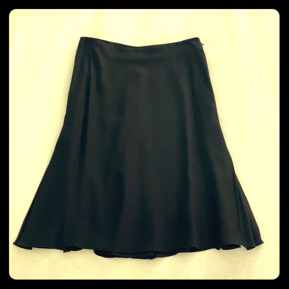 MARNI Italian Silk Black Skirt